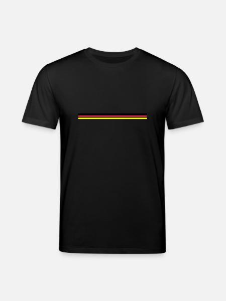 Flagge Deutschland - Stanley/Stella Unisex Bio-T-Shirt CREATOR - Schwarz