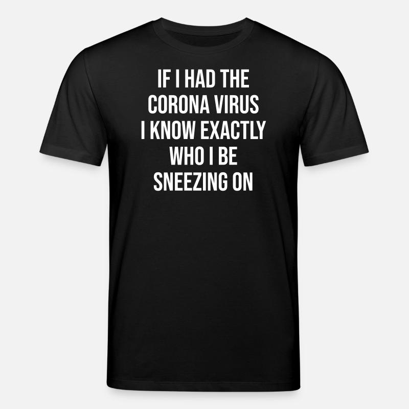 Coronavirus - Stanley/Stella Unisex Bio-T-Shirt CREATOR  - Schwarz