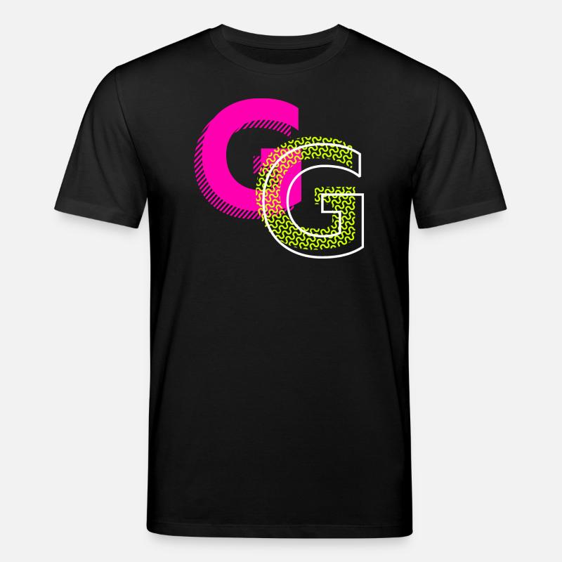 Anfangsbuchstabe G - Stanley/Stella Unisex Bio-T-Shirt CREATOR  - Schwarz