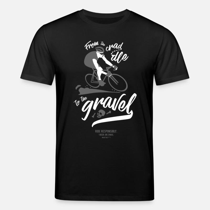 Gravel Responsibly - T-shirt bio CREATOR Stanley/Stella Unisexe - noir