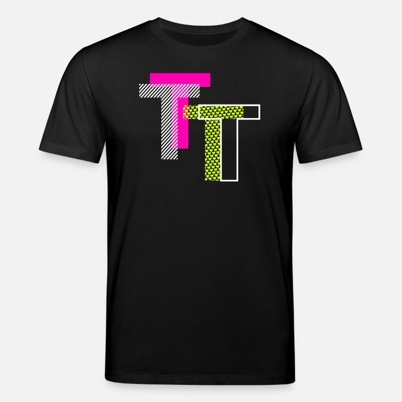 Buchstabe T - Stanley/Stella Unisex Bio-T-Shirt CREATOR - Schwarz
