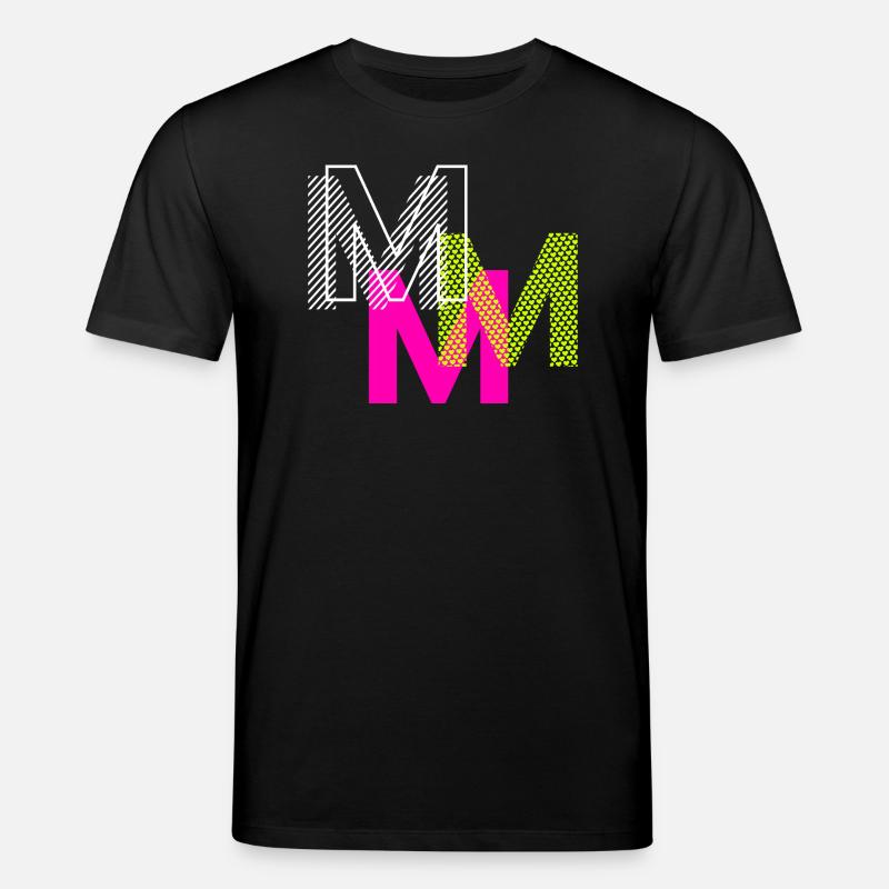 M Buchstabe - Stanley/Stella Unisex Bio-T-Shirt CREATOR  - Schwarz