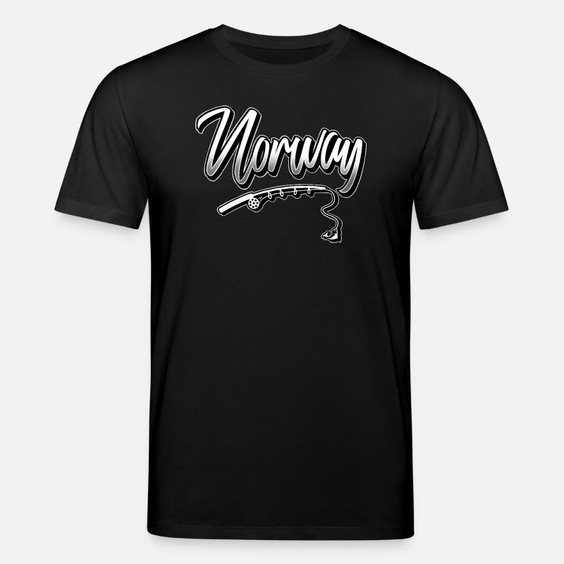 Norwegen Anglen - Stanley/Stella Unisex Bio-T-Shirt CREATOR  - Schwarz