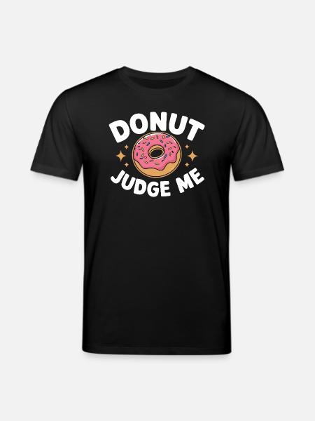 Donut Donuts Candy Bagel - Stanley/Stella CREATOR Unisex Organic T-Shirt - black