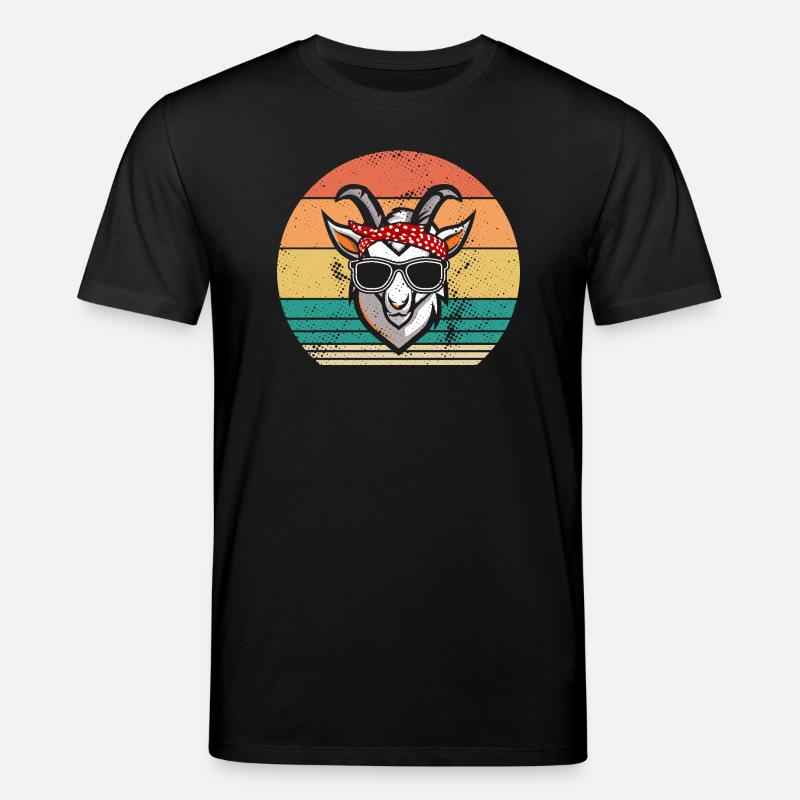 Ziegen - Stanley/Stella Unisex Bio-T-Shirt CREATOR  - Schwarz