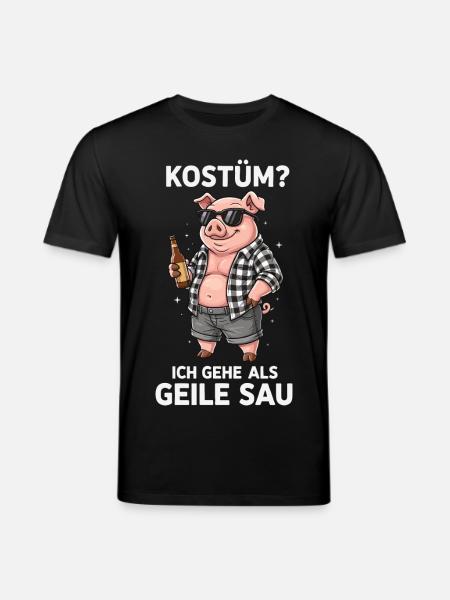 Sow Costume Fun Shirt - Stanley/Stella CREATOR Unisex Organic T-Shirt - black