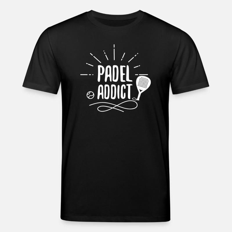 Padel Addict - T-shirt bio CREATOR Stanley/Stella Unisexe - noir