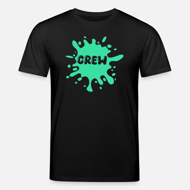 crew klecks - Stanley/Stella Unisex Bio-T-Shirt CREATOR  - Schwarz