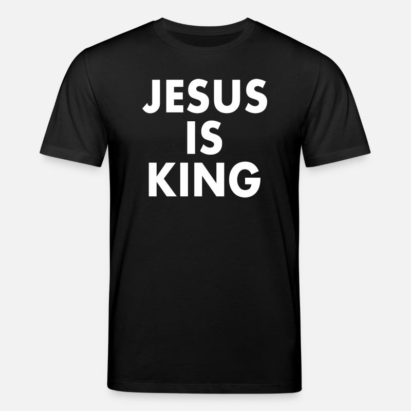 Jesus is king - T-shirt bio CREATOR Stanley/Stella Unisexe - noir
