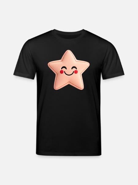 Sweet Star - Pink - Stanley/Stella CREATOR Unisex Organic T-Shirt - black