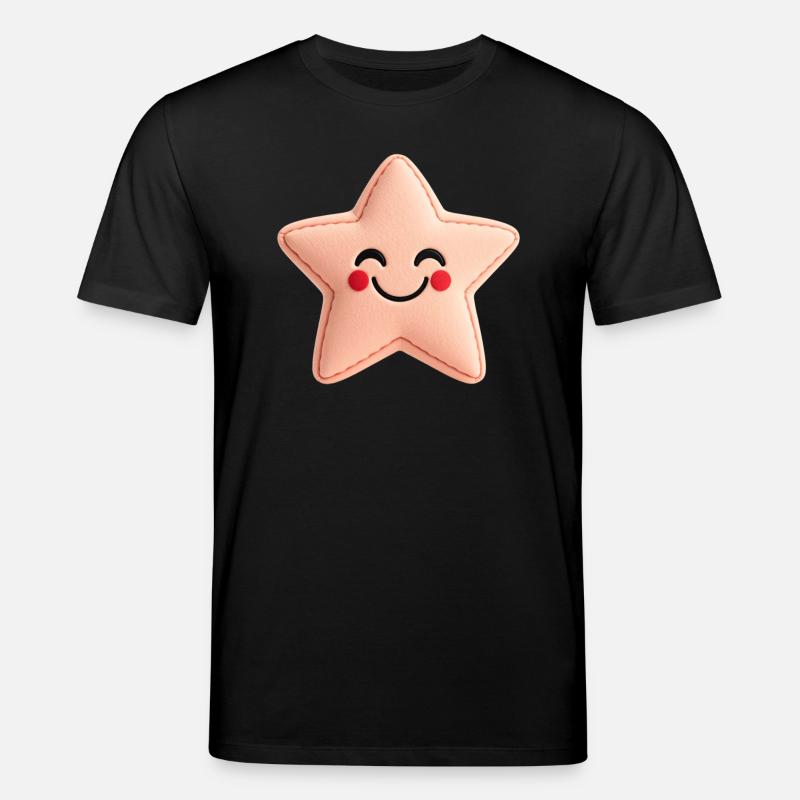 Süßer Stern - Pink - Stanley/Stella Unisex Bio-T-Shirt CREATOR  - Schwarz