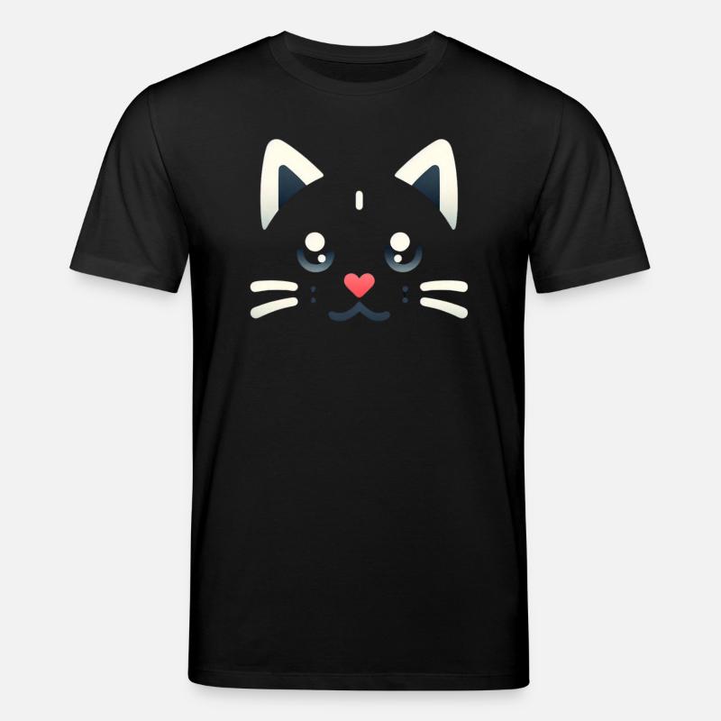Chatons Kawaii, Animaux de compagnie - T-shirt bio CREATOR Stanley/Stella Unisexe - noir