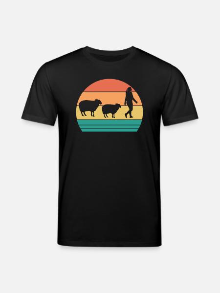 Schäfer Schaf - Stanley/Stella Unisex Bio-T-Shirt CREATOR  - Schwarz