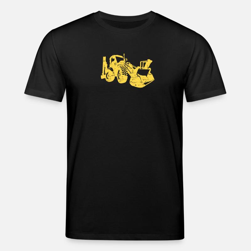Baggerfahrer Radlader Bagger - Stanley/Stella Unisex Bio-T-Shirt CREATOR  - Schwarz