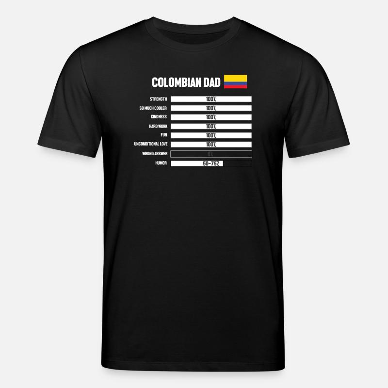Colombie - T-shirt bio CREATOR Stanley/Stella Unisexe - noir