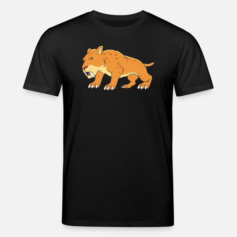 Säbelzahntiger - Stanley/Stella Unisex Bio-T-Shirt CREATOR  - Schwarz