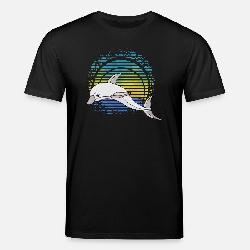 Delfin - Stanley/Stella Unisex Bio-T-Shirt CREATOR  - Schwarz