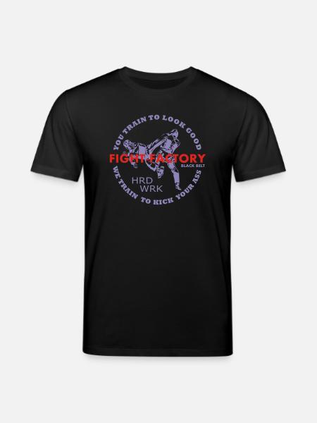 FF-Schwarzgurt kick ass - Stanley/Stella Unisex Bio-T-Shirt CREATOR - Schwarz