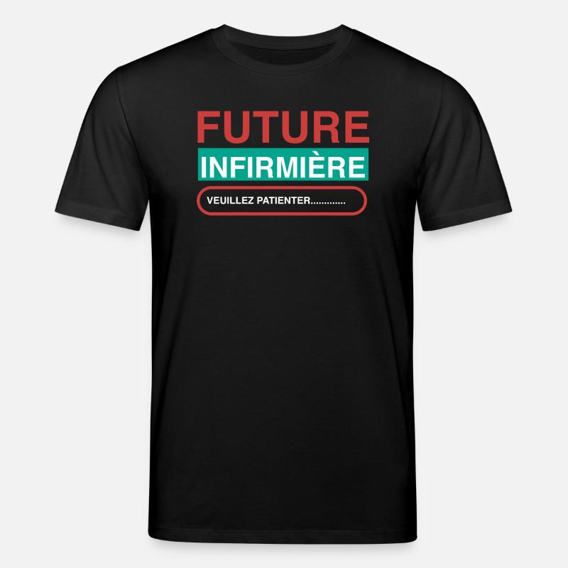 future infirmière - T-shirt bio CREATOR Stanley/Stella Unisexe - noir
