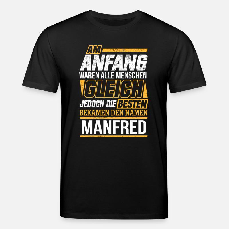 MANFRED - Die Besten - Stanley/Stella Unisex Bio-T-Shirt CREATOR - Schwarz