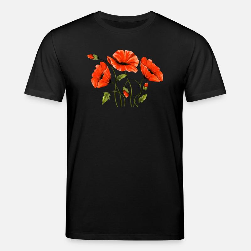 Fleur - T-shirt bio CREATOR Stanley/Stella Unisexe - noir