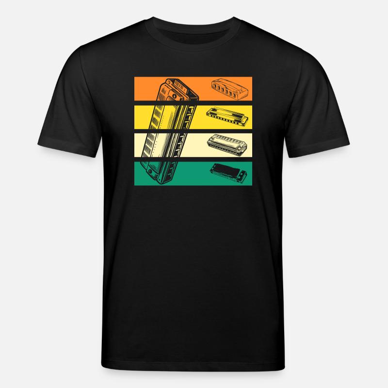 Harmonica Harmonica - Stanley/Stella CREATOR Unisex Organic T-Shirt - black