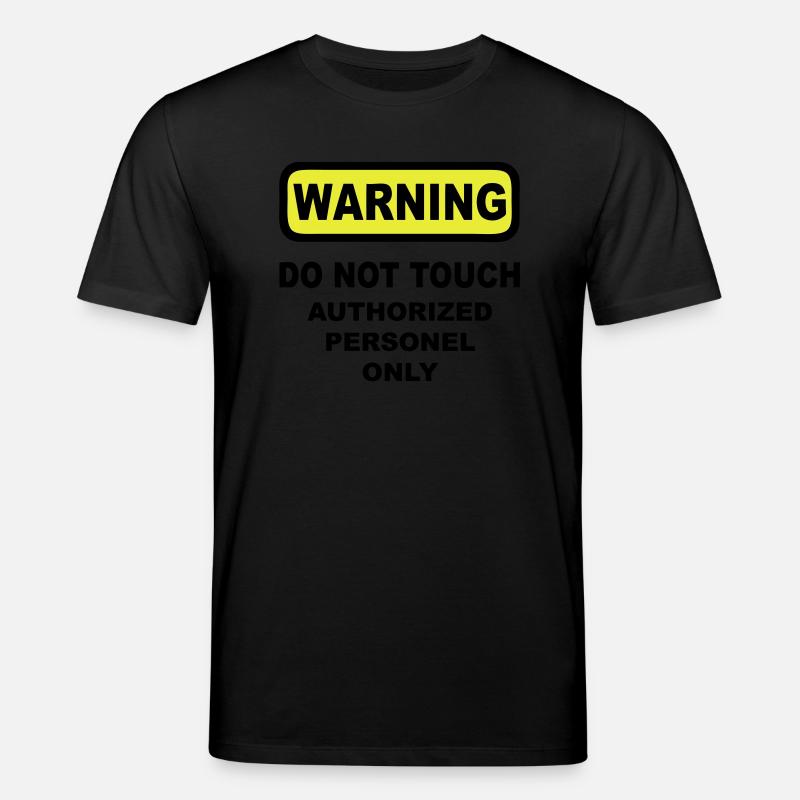 warning humor - T-shirt bio CREATOR Stanley/Stella Unisexe - noir
