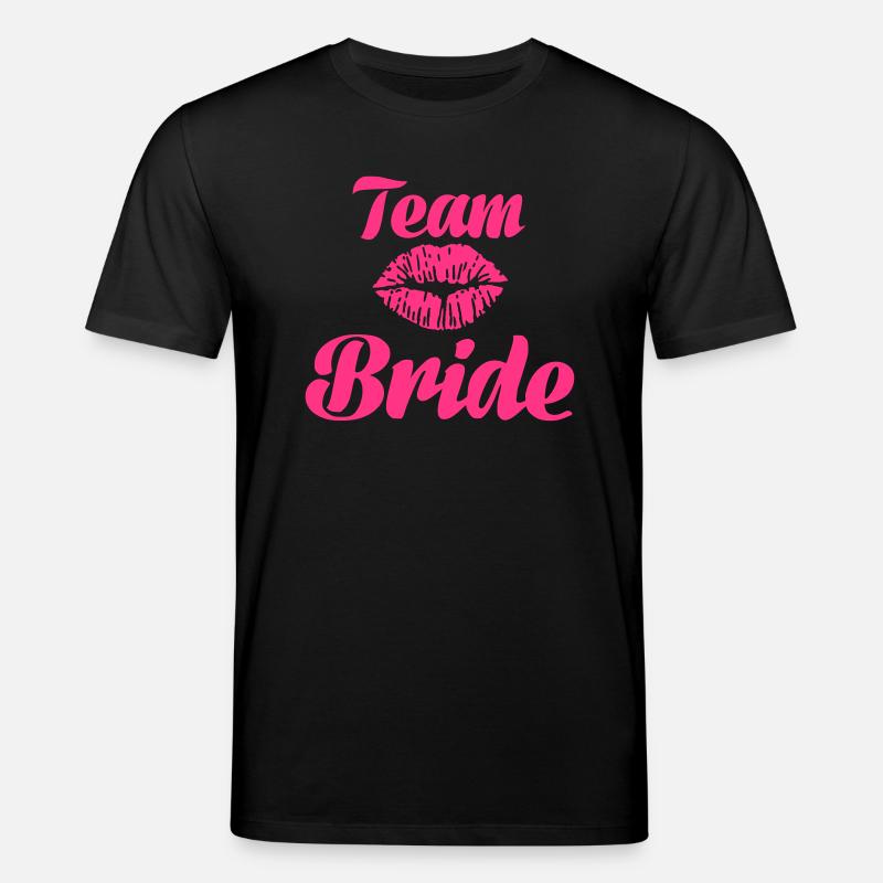 Team Bride - Stanley/Stella Unisex Bio-T-Shirt CREATOR  - Schwarz