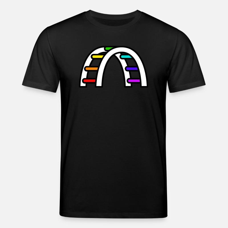 LGBTQ Pride Bridge - Stanley/Stella Unisex Bio-T-Shirt CREATOR  - Schwarz