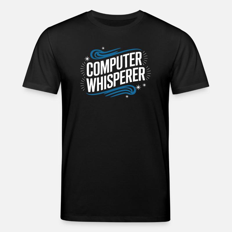 Technischer Support Computerfreak Nerd - Stanley/Stella Unisex Bio-T-Shirt CREATOR - Schwarz