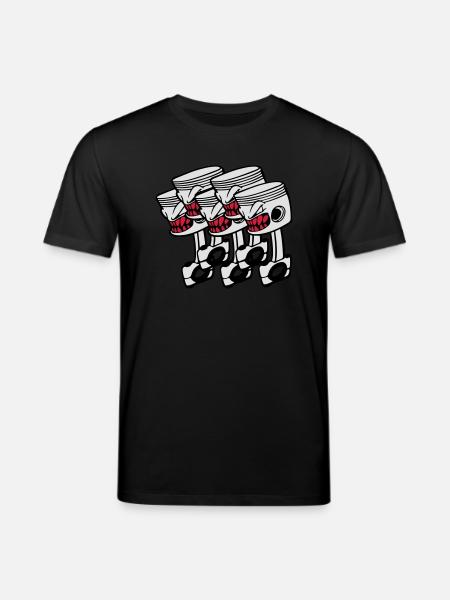 Five Pistons - Stanley/Stella Unisex Bio-T-Shirt CREATOR - Schwarz