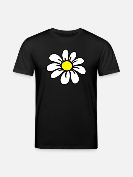 daisy_flower - Stanley/Stella CREATOR Unisex Organic T-Shirt - black