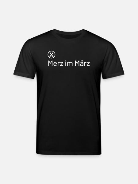 Friedrich Merz in March - Stanley/Stella CREATOR Unisex Organic T-Shirt - black