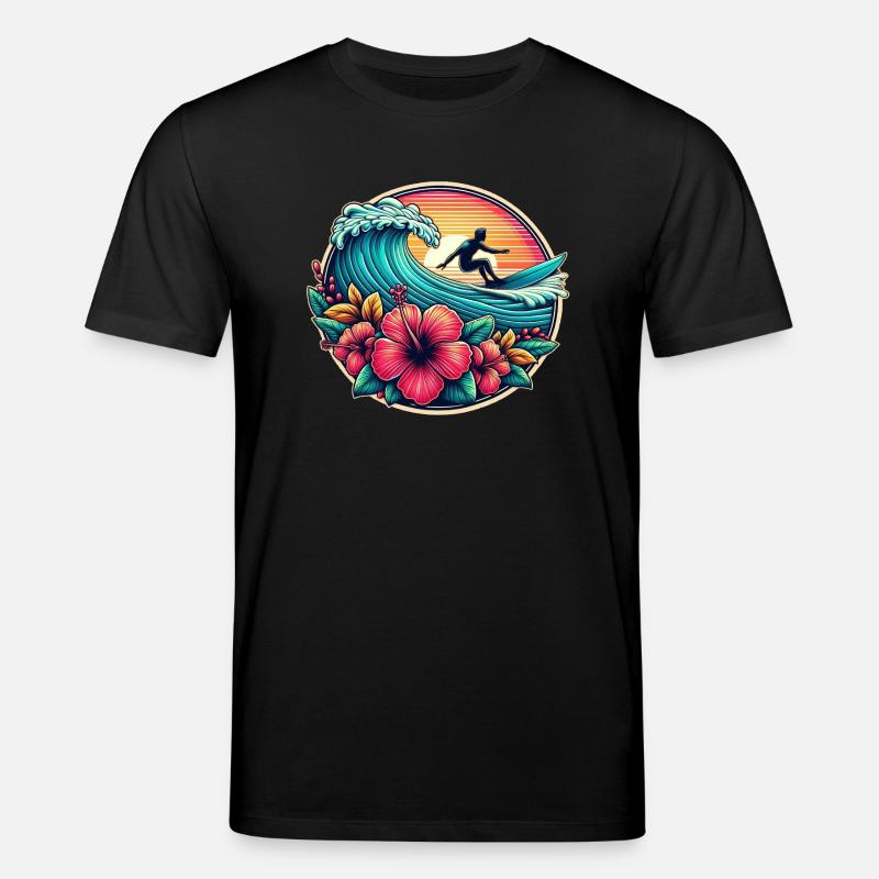 Surfer Logo 2 - Stanley/Stella Unisex Bio-T-Shirt CREATOR  - Schwarz