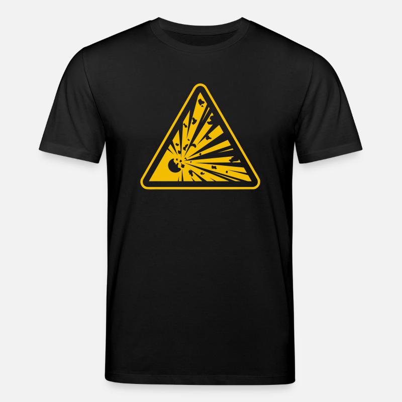 Explosionsgefahr - Stanley/Stella Unisex Bio-T-Shirt CREATOR  - Schwarz