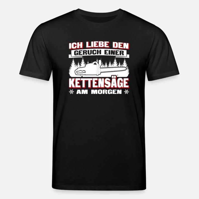 Geruch Kettensäge - Stanley/Stella Unisex Bio-T-Shirt CREATOR  - Schwarz