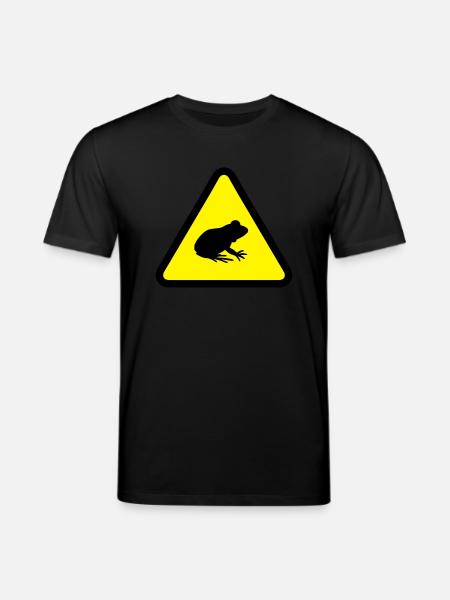 Attention Frog - Stanley/Stella CREATOR Unisex Organic T-Shirt - black