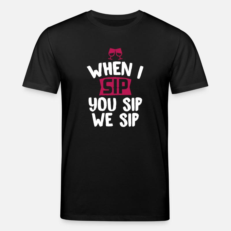 drinking - Stanley/Stella Unisex Bio-T-Shirt CREATOR  - Schwarz