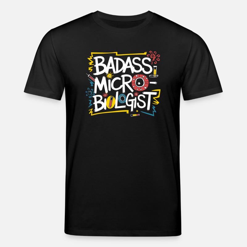 Fier de la microbiologie - T-shirt bio CREATOR Stanley/Stella Unisexe - noir