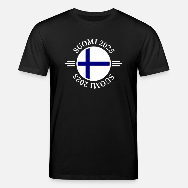 Finlande 2025 Suomi - T-shirt bio CREATOR Stanley/Stella Unisexe - noir