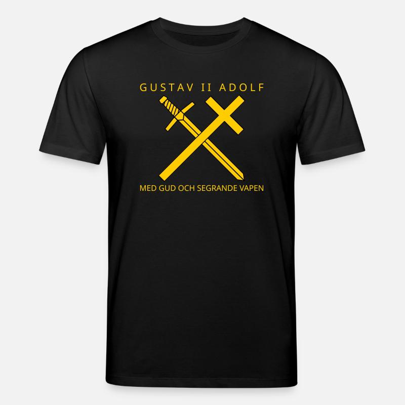 Gustav II. Adolf - Stanley/Stella Unisex Bio-T-Shirt CREATOR  - Schwarz