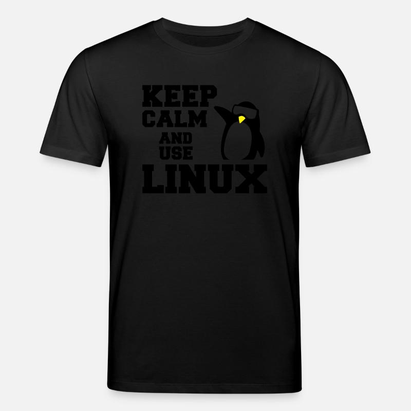 garder utilisation calme linux - T-shirt bio CREATOR Stanley/Stella Unisexe - noir