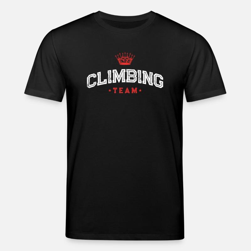 Climbing Team - Stanley/Stella CREATOR Unisex Organic T-Shirt - black
