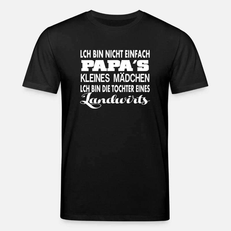 Landwirt Tochter - Stanley/Stella Unisex Bio-T-Shirt CREATOR  - Schwarz