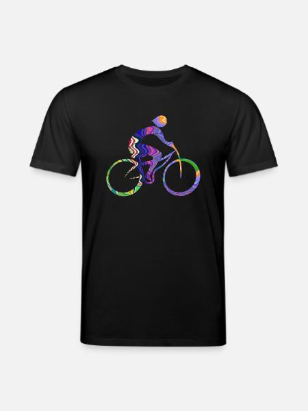 cyclist - Stanley/Stella CREATOR Unisex Organic T-Shirt - black