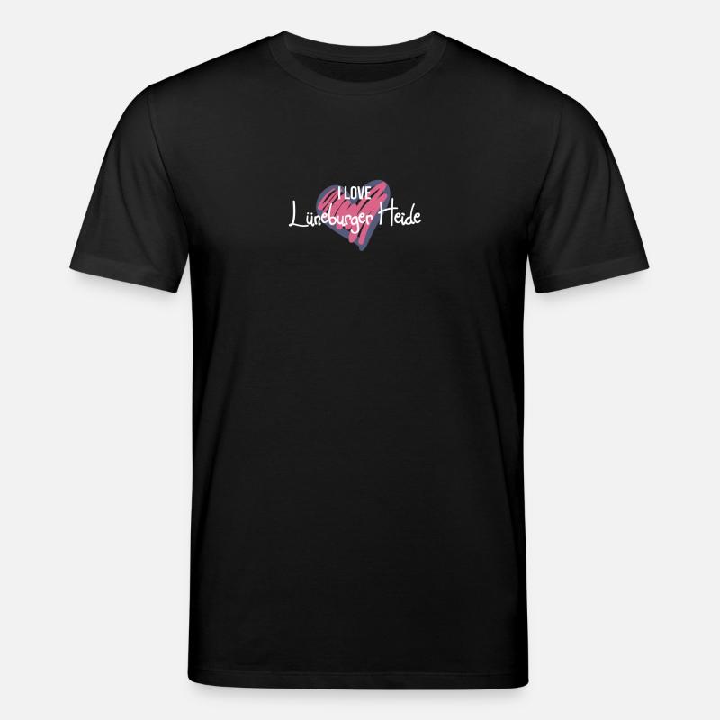 Lüneburger Heide - Stanley/Stella Unisex Bio-T-Shirt CREATOR  - Schwarz