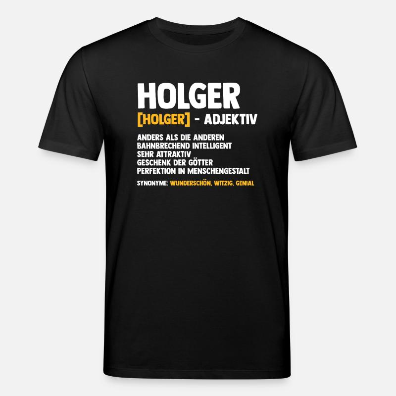 Holger - Stanley/Stella Unisex Bio-T-Shirt CREATOR  - Schwarz