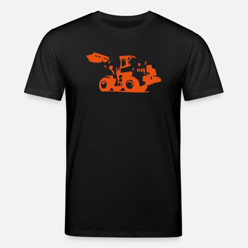 bulldozer_3 - Stanley/Stella Unisex Bio-T-Shirt CREATOR  - Schwarz