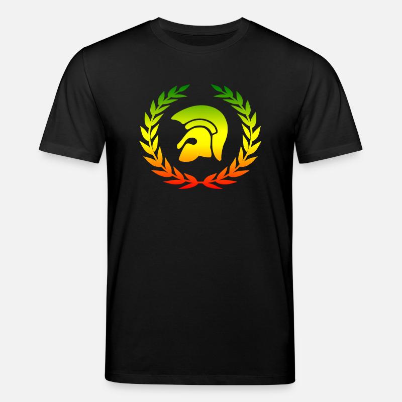 Trojan reggae laurel - T-shirt bio CREATOR Stanley/Stella Unisexe - noir