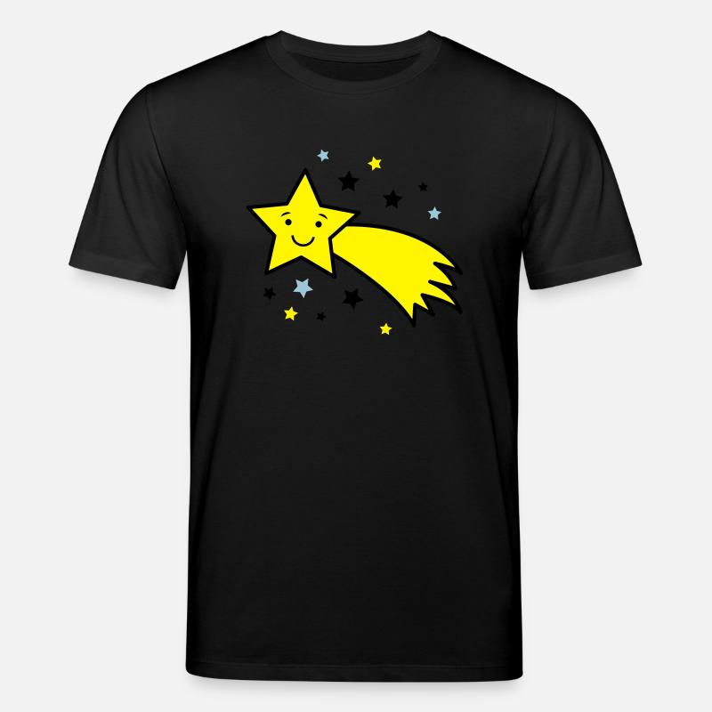 sternschnuppe_03 - Stanley/Stella Unisex Bio-T-Shirt CREATOR  - Schwarz